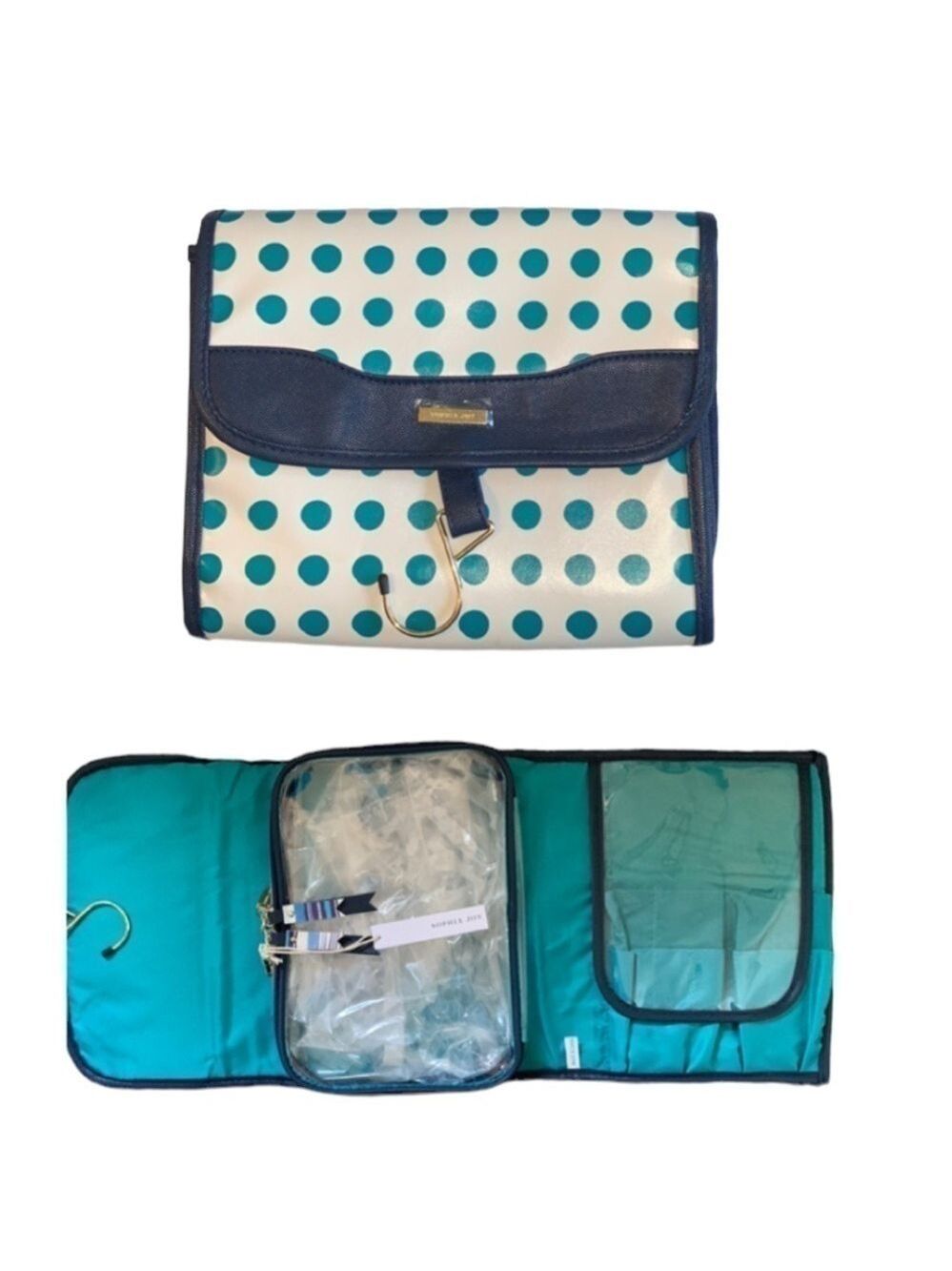 Sophia Joy Hanging Cosmetic Makeup Travel Bag Beauty Organizer Trifold
